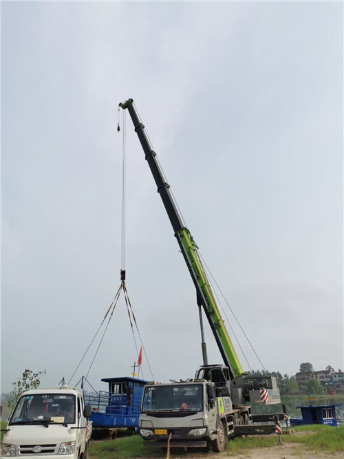 辰溪县桥梁建设吊装案例